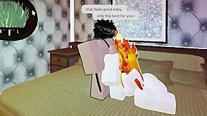 cute fire girl getting pounded by big white cock part 2