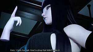 Gothic Witch Dominates with Toilet POV Cumshot! Insane!