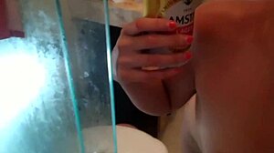 Had wild bath sex with a Latina, no condom, just raw creampie on tight pussy