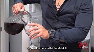 Young Boss With Short Hair And Big Tits Enjoys Party Quickie