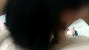 Hot student blows her professor in steamy scene