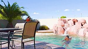 damn, helena price takes anal by pool! rome sperms after deepthroat! 🍆