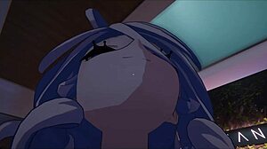 Kafka And Furina Take Turns Dominating The Goth Boy In This Intense Scene!