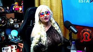 Milf Andressa Sanchez Moans with Vibrator on Her Nipples