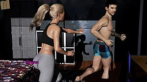 intertwined 176: curvy cute fat girl in outfit in 3d porn