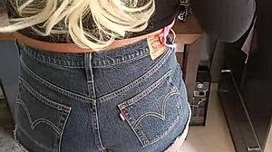 I Rock Sexy Shorts Showing Off My Tanned Tan Lines