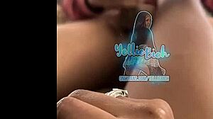 Petite Latina Strokes While Feet Are In Mouth, Toes Teased By Black Hands In Fetish Scene