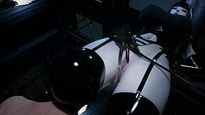 Gothic Witch Dominates with Toilet POV Cumshot! Insane!