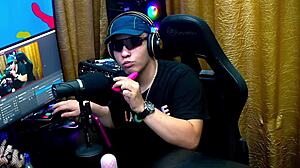 Milf Andressa Sanchez Moans with Vibrator on Her Nipples