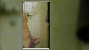 Brazilian babe masturbates in bath until huge orgasm