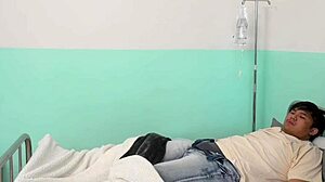 hey babe, i’m cheering for you with the doc while getting face-fucked!