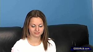 Is this teen's first vibrator hot?