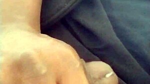 Bold Fantasy of Girlfriend Wife in Garage with Wet Masturbation and Cum