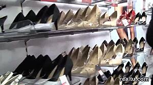 flawless czech teen feels teased in hypermarket before anal penetration