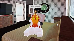 cute fire girl getting pounded by big white cock part 2