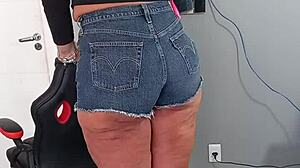 I Rock Sexy Shorts Showing Off My Tanned Tan Lines