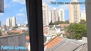 Damn! Brazilian Teen Takes Big Cock Deep in Tight Ass!