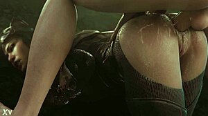 Hej, Idemi-Iam Catwoman sa vrhá do divokej 3D análnej akcie