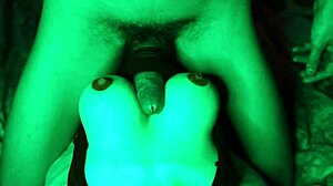 Oiled Homemade POV Of Stunning Titty Fuck Session