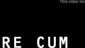 Bof teaches sissy to swallow cum.