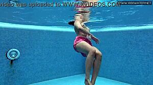 Lady Dee Shy Czech Teen Swims Naked