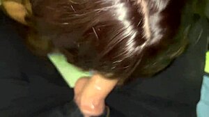 My sexy big ass roommate deepthroats cock and swallows cum in dorm