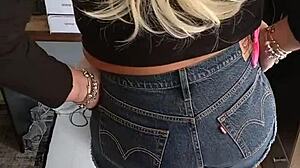 I Rock Sexy Shorts Showing Off My Tanned Tan Lines