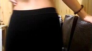 Wow, lonely young blonde masturbates till she cums in homemade clip!