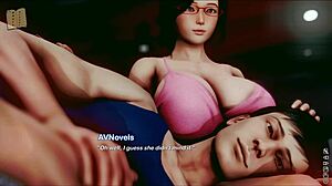 Exploring the inn in this adventure game. 😊