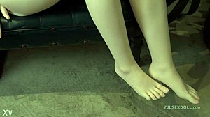 Blonde YJL sex doll with sexy pussy