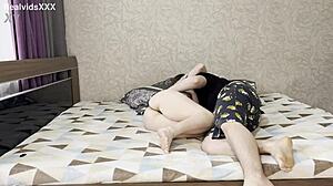 Friends Stepmom Brazenly Pounced On Me And Fucked Me - Russian Amateur With Conversations