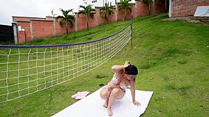 Nika Venom Makes Bro Cum With Hardcore Pussy And Handjob.