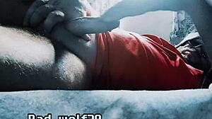 bad wolf28 strokes his cock in wild fetish scene