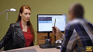 in this loan4k video, a seductive woman with sensual curves asks for help because she needs money