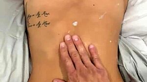 Emma Hix and Brad Newman in Intimate Cumshot Night