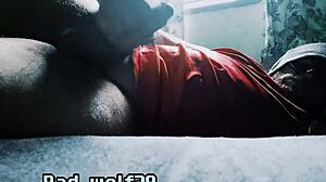 bad wolf28 strokes his cock in wild fetish scene