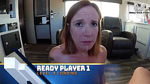 Stepmom and Stepson Tackle Epic Naked Quest with Jane Cane