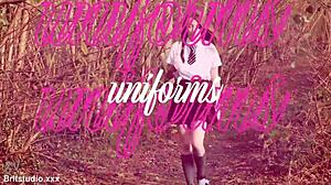 stepmum shows shy student how to touch herself right