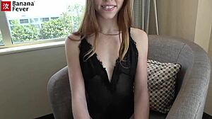 Myra Moans, the Chinese-looking bride, gets wild with BananaFever certification.