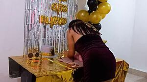 Now He Has a Doll for Her Birthday Fun.