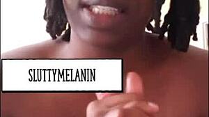 the ebony amateur shares 4 laws for masturbation and sex.