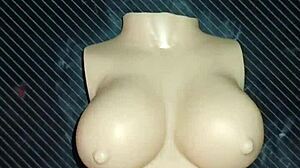 dolly begs for double penetration and I finish on her chest