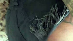 Slide my panties aside and pound me good, slut