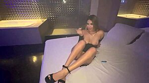 Hey, tattooed blonde babe bangs stranger after party! 😘