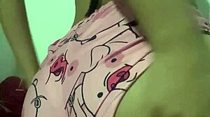 young latina teases in pajamas craving double action 🔥