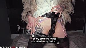 Latvian Redhead Eva Ray Punished with Rough Public Sex