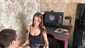 She Prefers His Touch Over Video Game Challenges