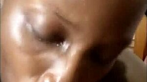 Amateur Blowjob Queen Takes Monster Cumload