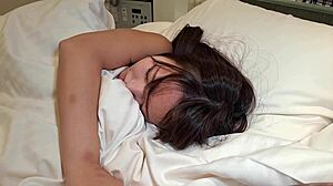 japanese cutie gets curious about her black coworker’s huge package at work.