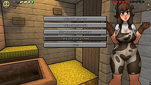 Alex delivers the best handjob in hornycraft parody